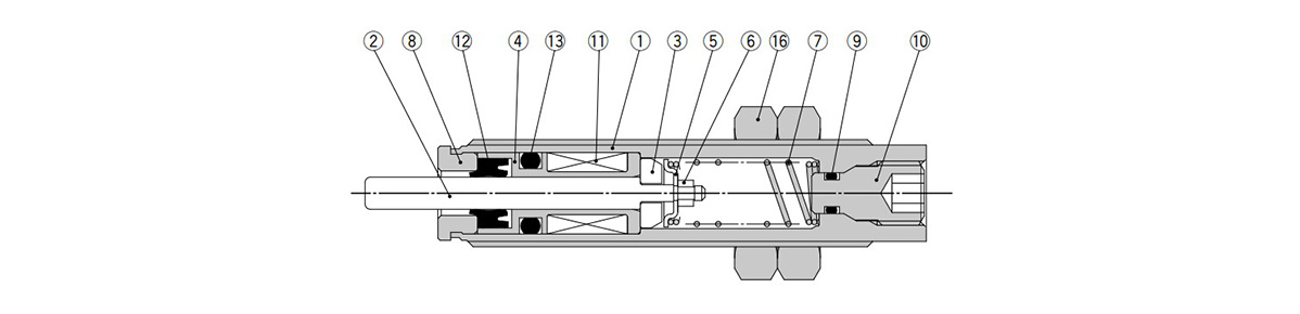 RJ10□□/RJ14□□ structural drawing