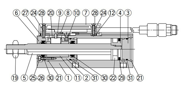 ø32 mm diagram