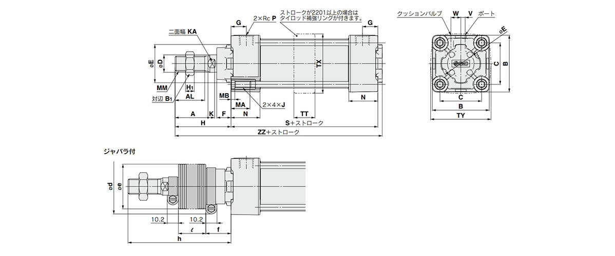 Basic: (MBB) dimensional drawing