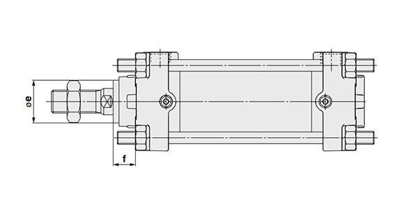 CA2 Series dimensional outline drawing