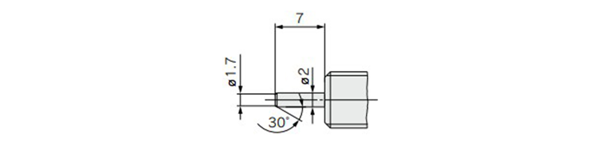 Without rod-end thread (CDJP2B4)