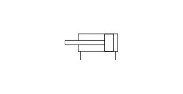 Smooth Cylinder CA2Y Series JIS symbol (without cushion)