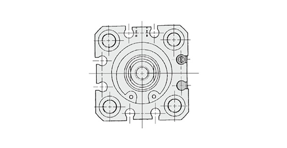 ø20 mm / ø25 mm dimensional drawing