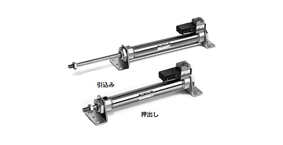 CVM3 Series Valve Mounted Cylinder, Single Acting, Spring Return/Extend external appearance