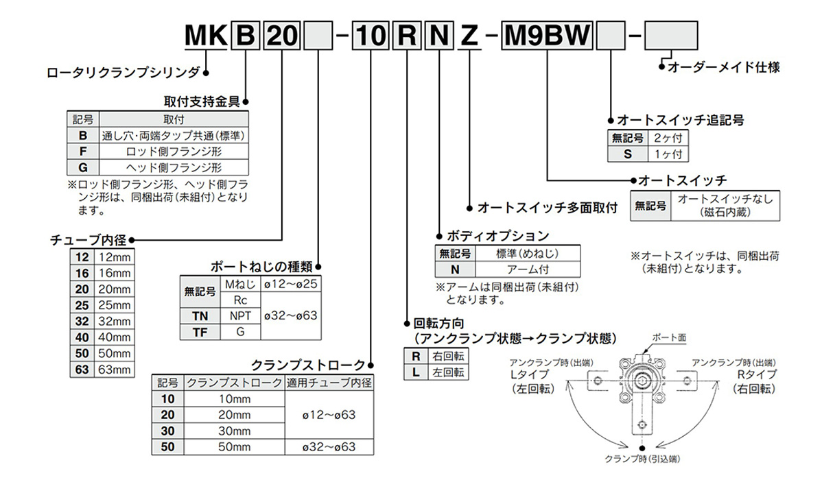 Model number example