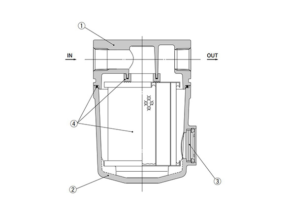 AMF150C to AMF550C: structural drawings