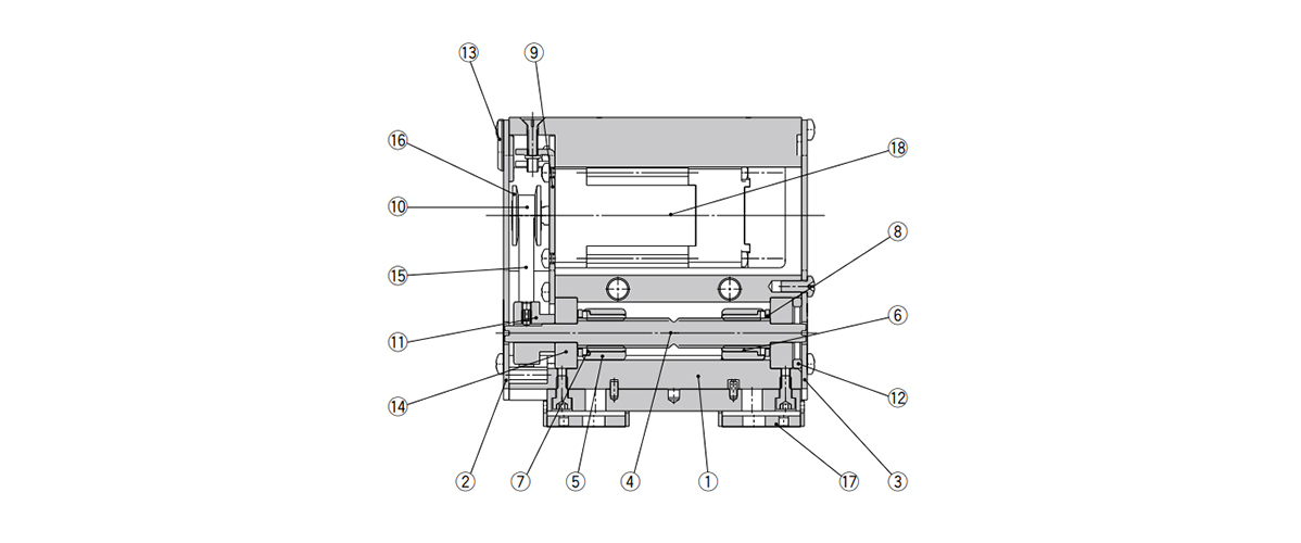 LEHF Series structure drawing