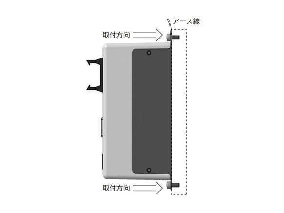 Screw mounting (LEC□6□□-□) (use 2 × M4 screws)