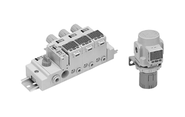 External appearance of digital pressure switch (built-in regulator type)