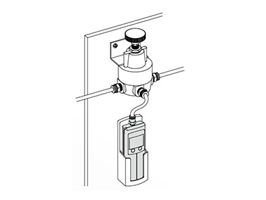 Application example 2: Confirmation of regulator set pressure