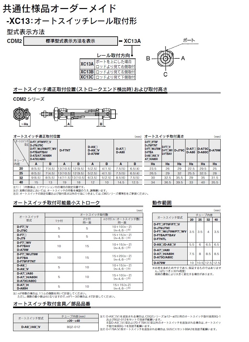 Air Cylinder, Non-Rotating Rod Type: Double Acting, Double Rod CM2KW Series: related images