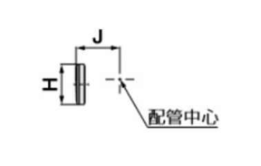 Square embedded type pressure gauge