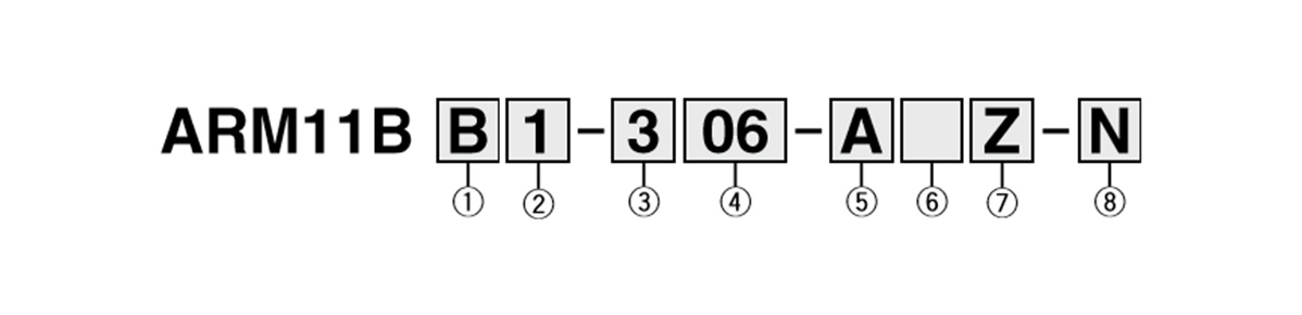 Model number example