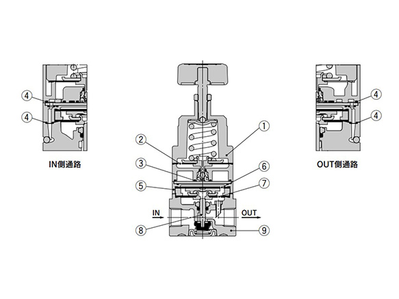 Basic type (knob) / IR12□0-A diagram