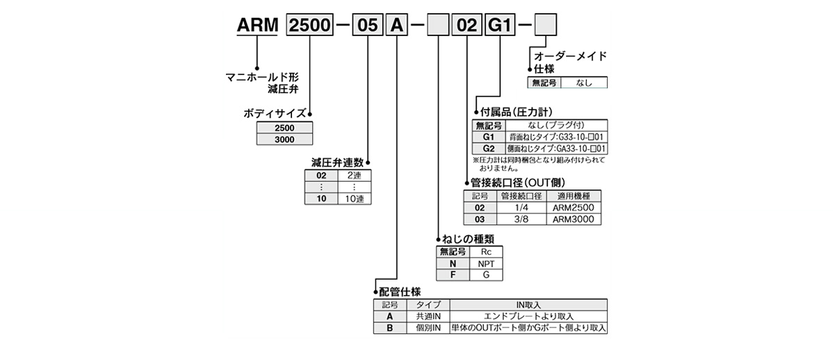 Model number example