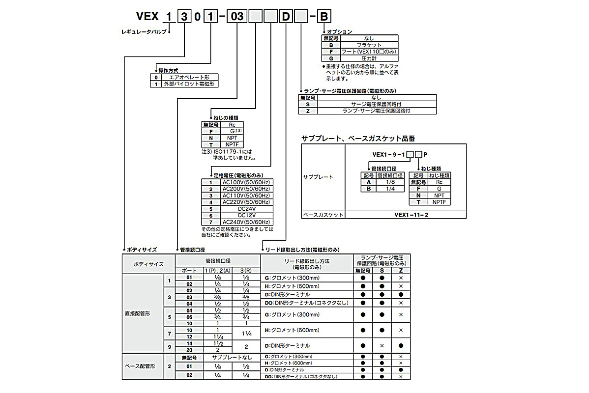 Model number example