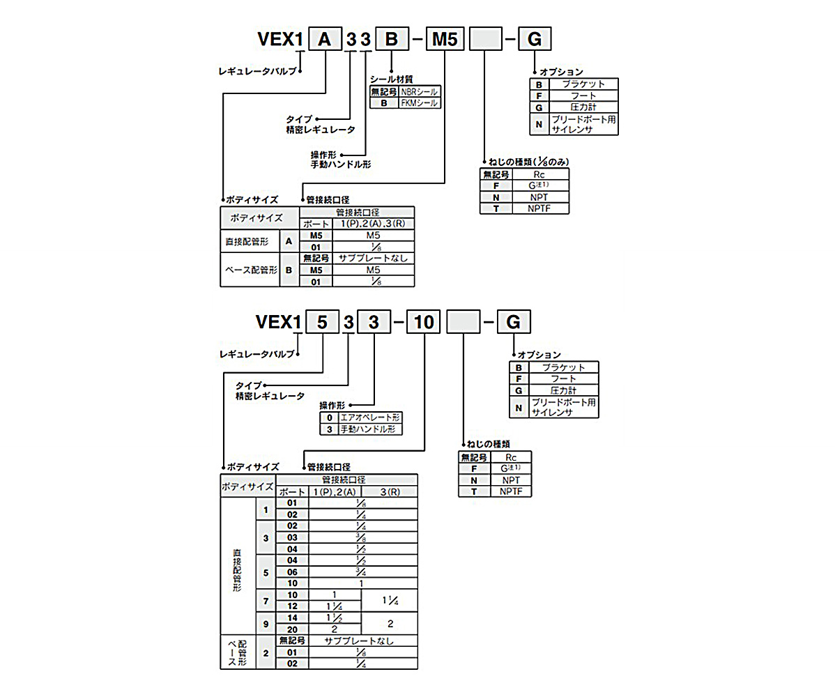 Model number example