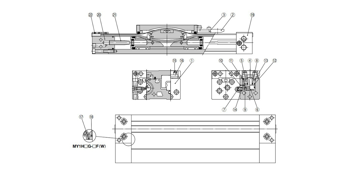 End lock structural drawing