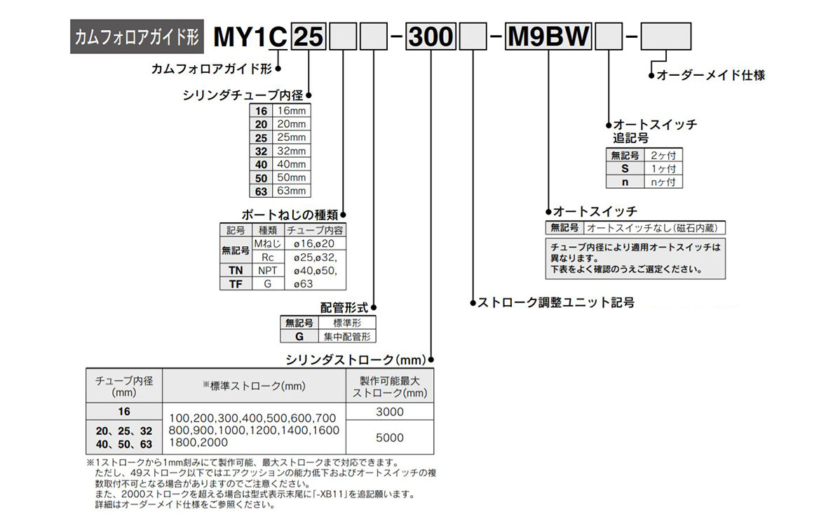 Model number examples