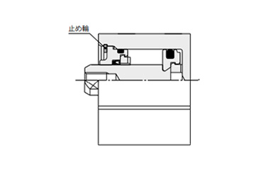 Easy seal replacement: Seals can be replaced easily by just removing the retaining ring.