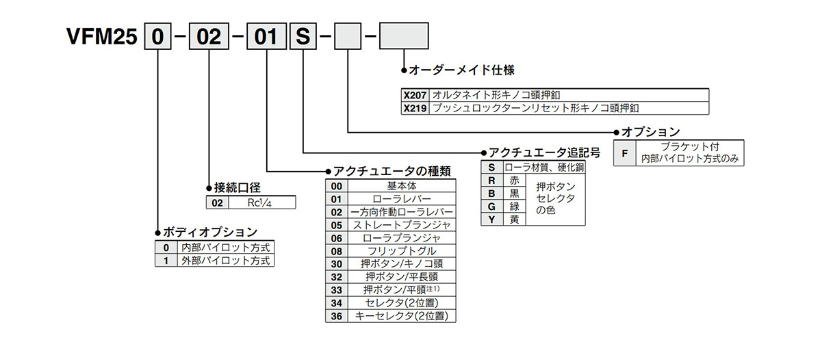 Model number example