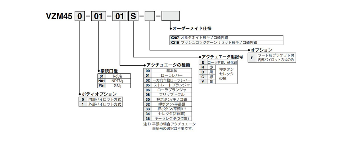 Model number example