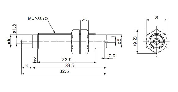 RB0604 dimensional drawing