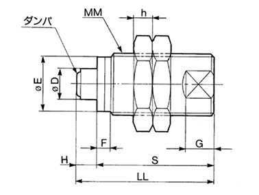 RBQC Series (With Damper) dimensional drawing