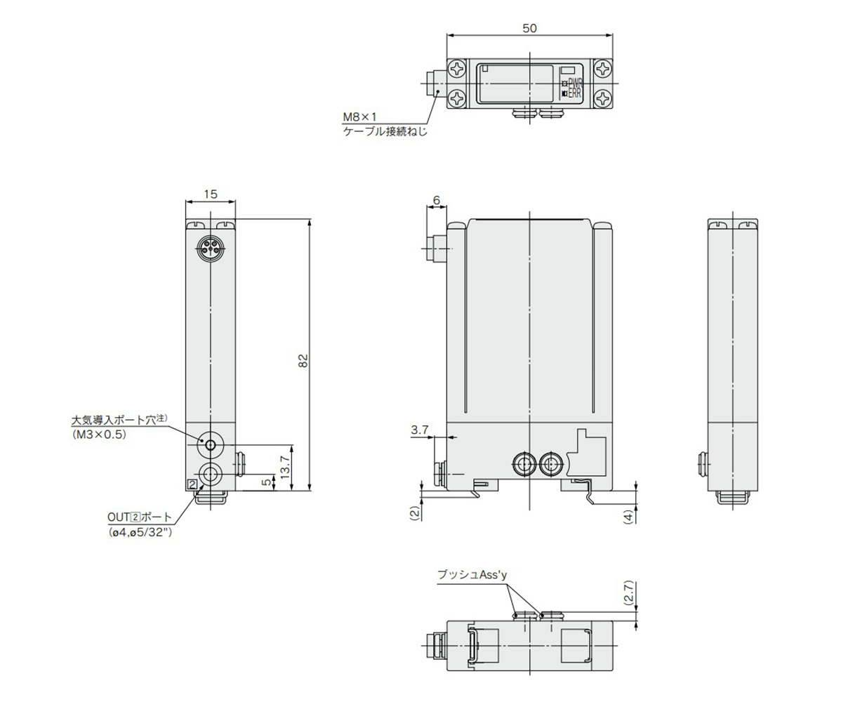 Single unit for manifold dimensional drawing