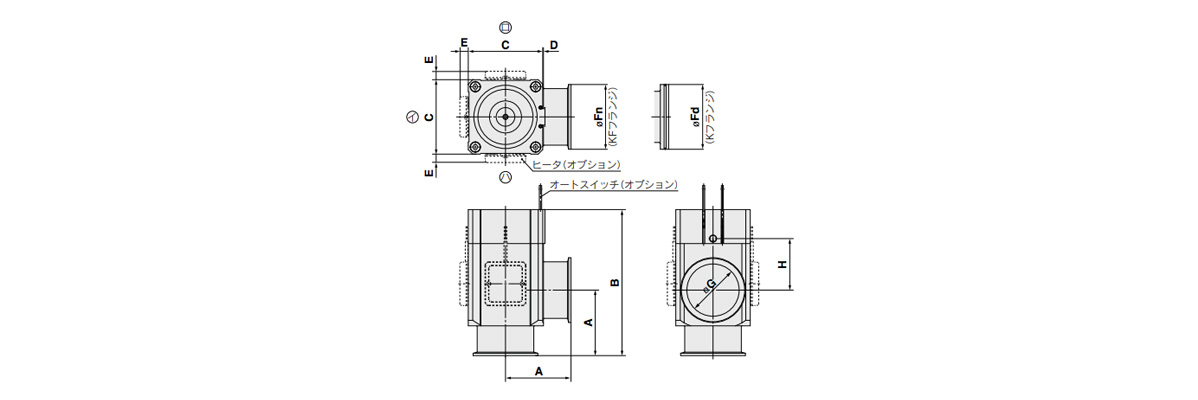 XLAV dimensional drawing 