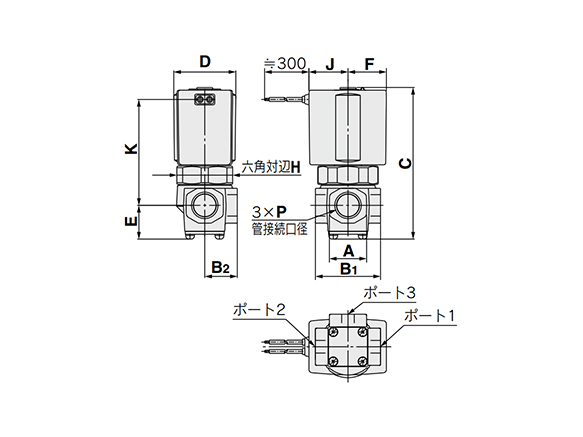 Grommet; G dimensions