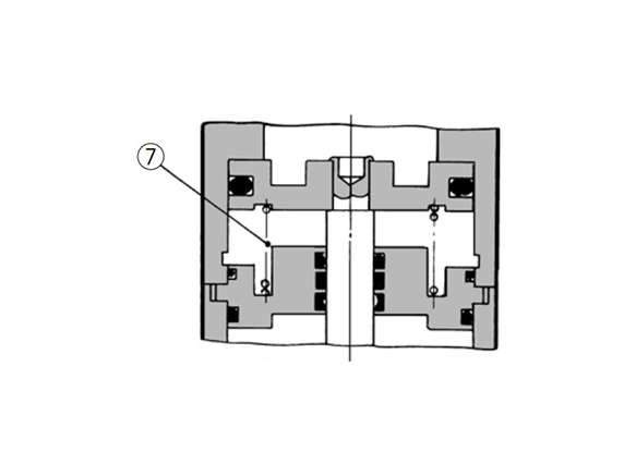 N.O. (spring return normally open type) diagram