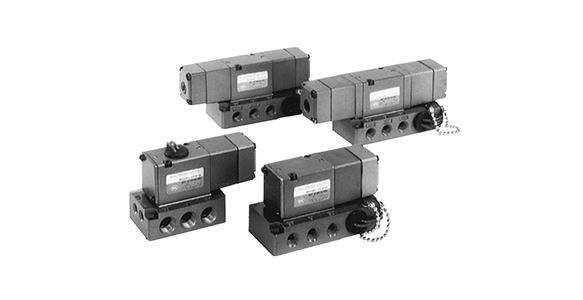 5-Port Direct Operated Solenoid Valve, Metal Seal VS4□10 Series external appearance