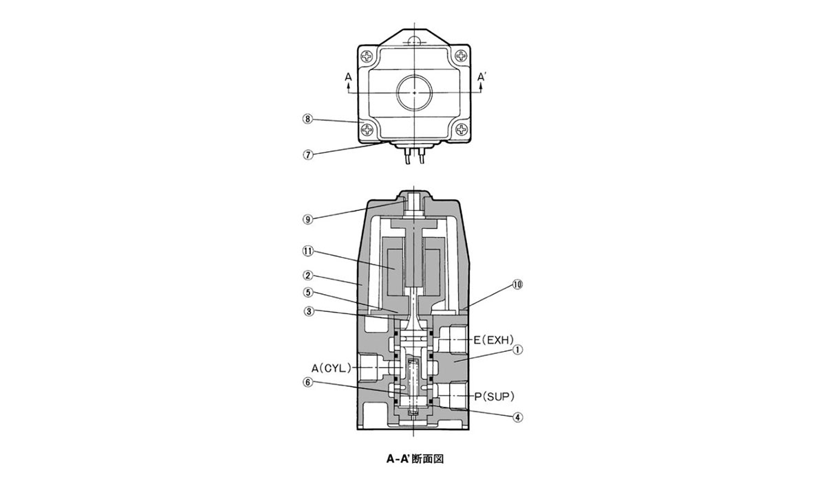 VS3135/VS3145 Series structural drawing