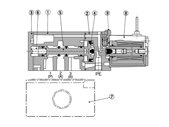 N.O. structure drawing