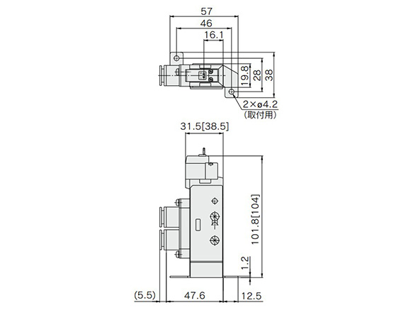 SY7120-□G/H□□-C8/N9/C10/N11□-F1 dimensional drawings