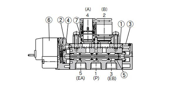 2 position single structure drawing