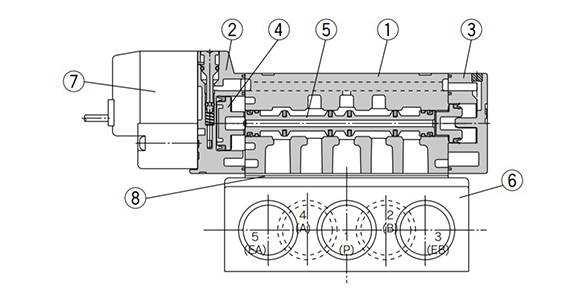 2 position single structure drawing