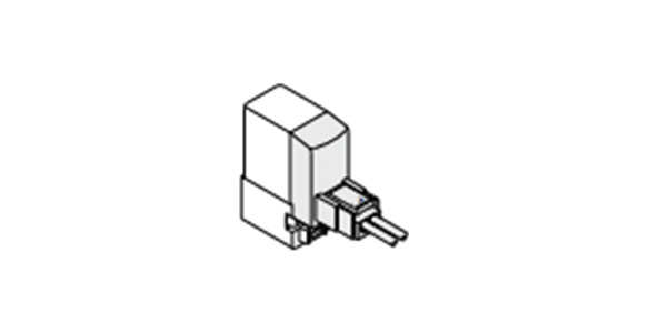 L plug connector L: With lead wire (length 300 mm) external appearance