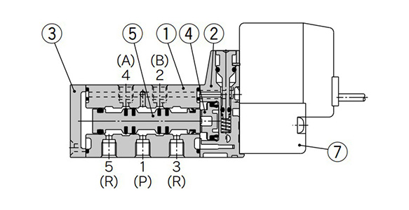 2 position single structure drawing