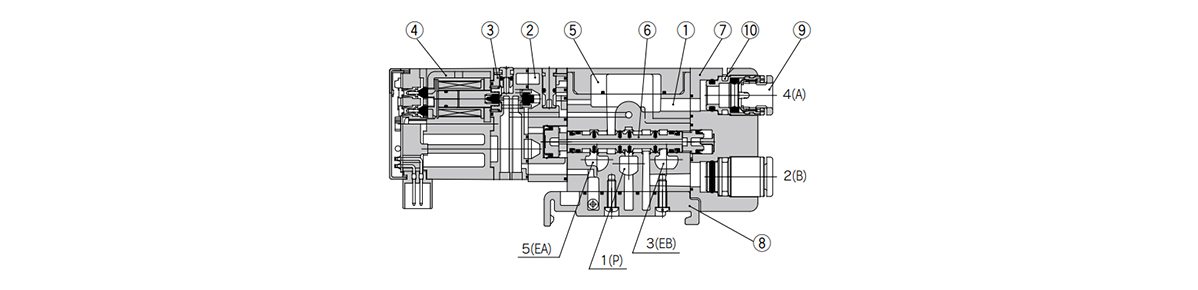 2 position single structure drawing