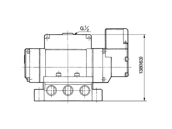 Conduit terminal: VP4150-□□T-□ dimensional drawing