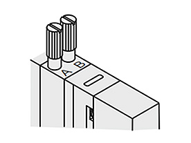 C: Locking type (hand-operated) external appearance