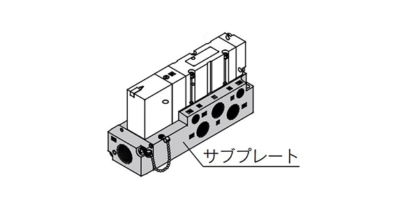 0: Plug-in sub-plate external appearance