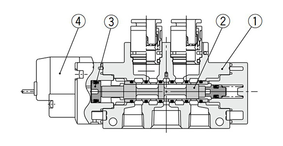 2 position single structure drawing