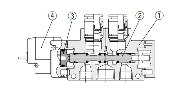 2 position single structure drawing