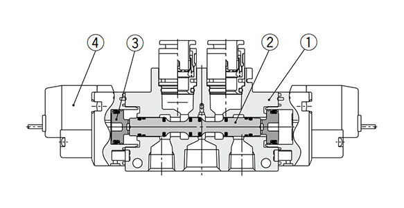 2-position double structure drawing