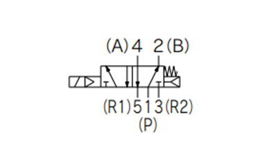 JIS symbol for 2 position single