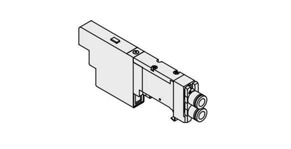 Without manifold block external appearance