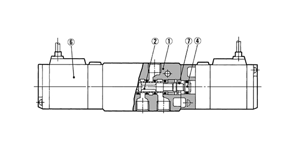 2-position double structure drawing